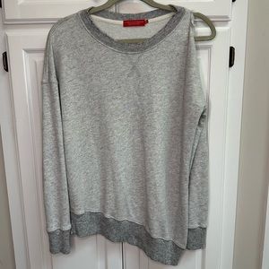 N:Philosophy Gray Asymmetrical Hem Sweatshirt Size Small